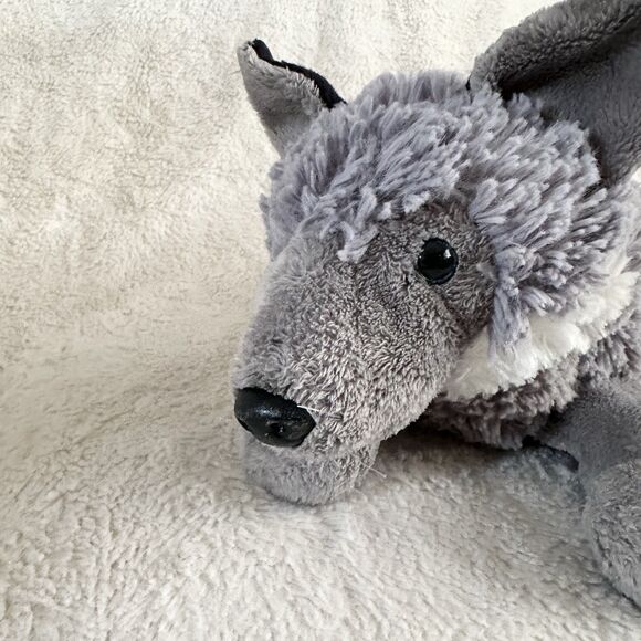 Bass Pro Shop Wildlife Artists Grey Wolf Plush Floppy Toy Realistic Stuffed - Picture 2 of 6